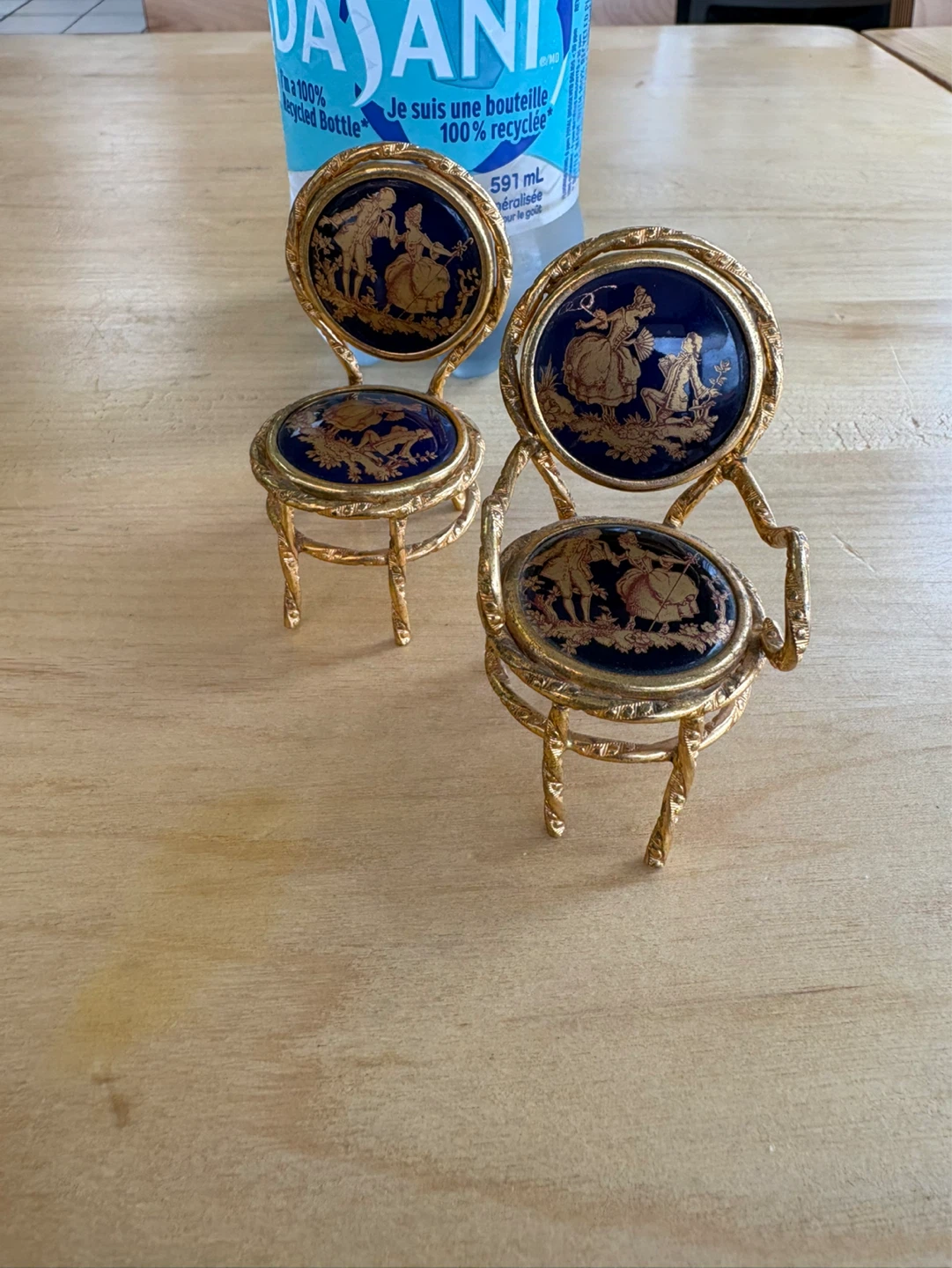 Limoges Miniature Decorative Chairs (Set of 2)