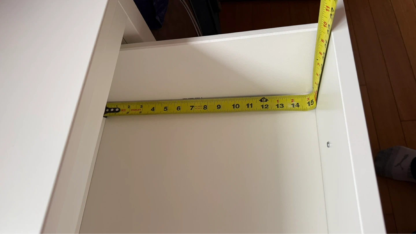 White 6-Drawer Dresser - photo 5