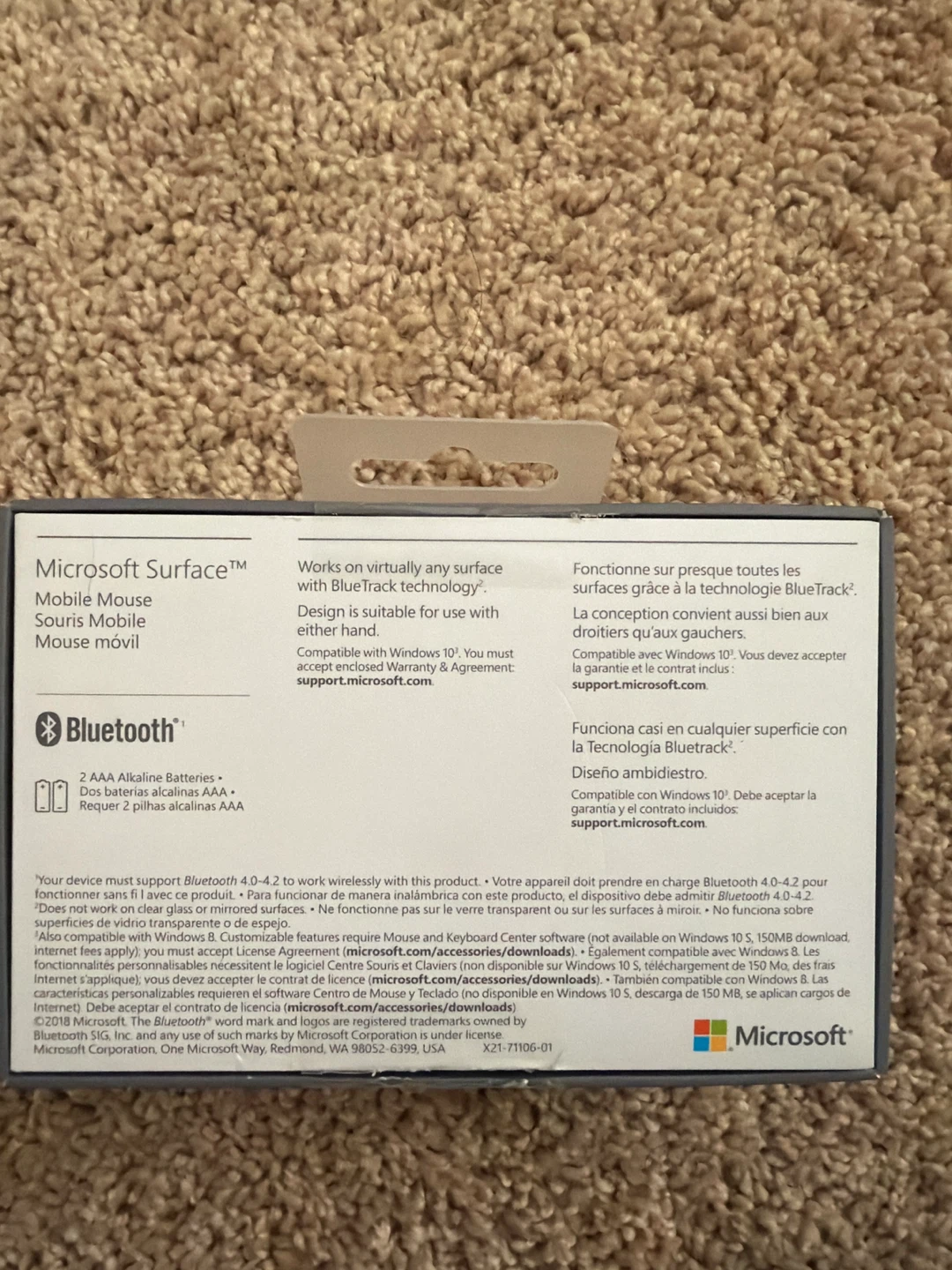 Microsoft Surface Mobile Mouse - Blue - photo 2