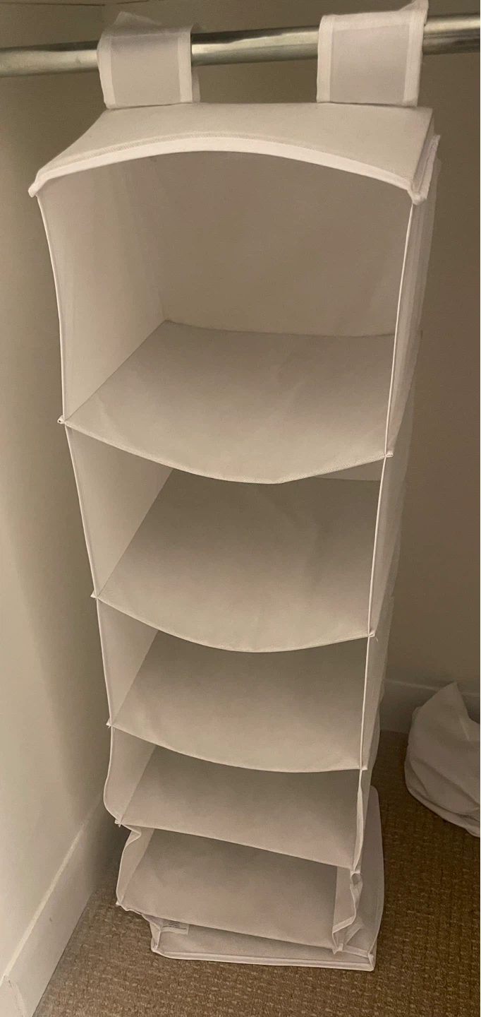 Two IKEA White Organizer, 6 compartments