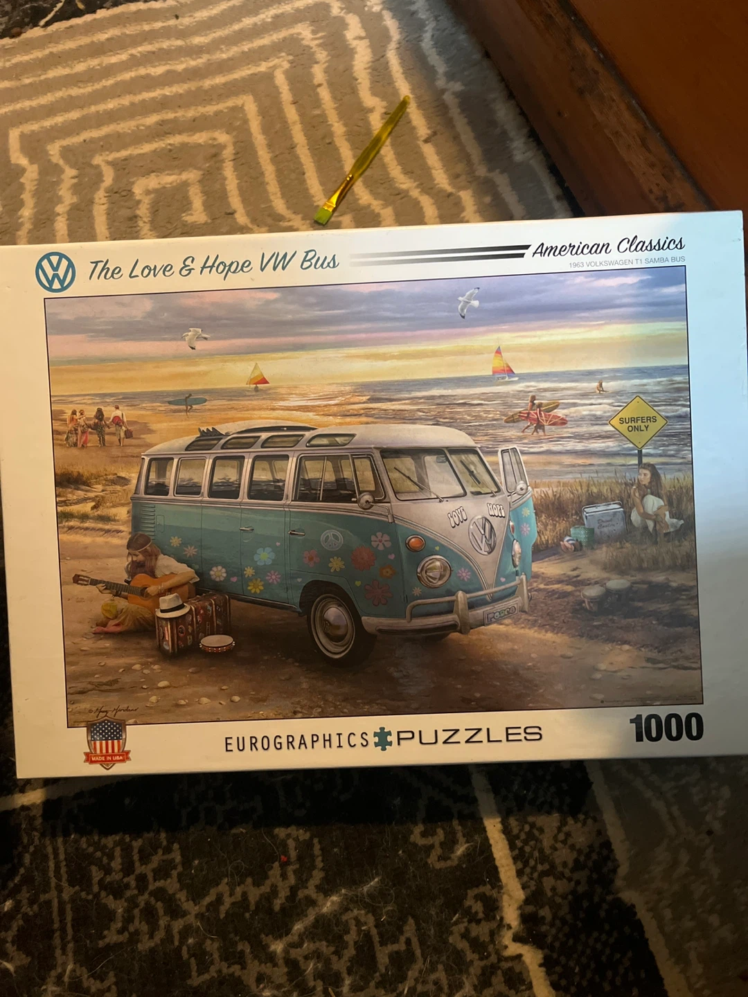 Love & Hope VW Bus 1000 Piece Puzzle