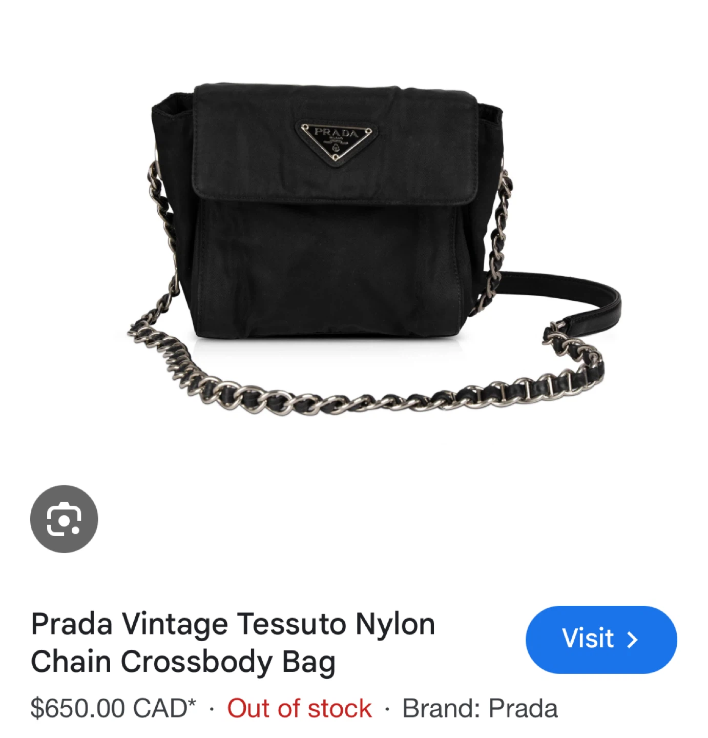 Prada Vintage Tessuto Nylon Flap Bag - photo 4