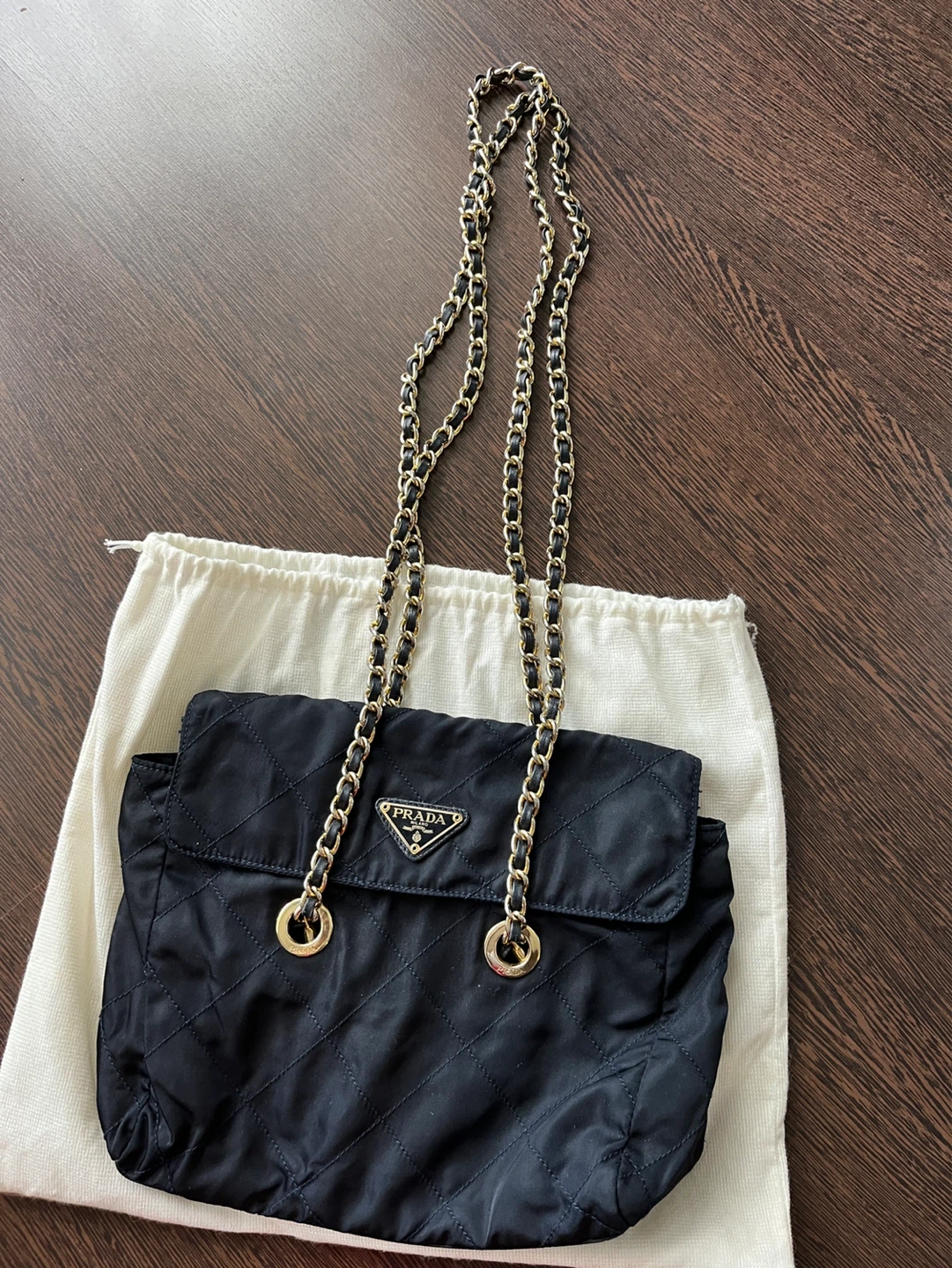 Prada Vintage Tessuto Nylon Flap Bag - photo 5