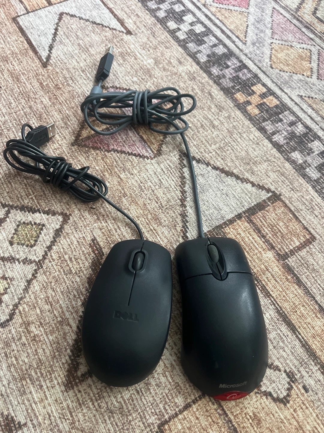 Dell & Microsoft USB Computer Mice - Black