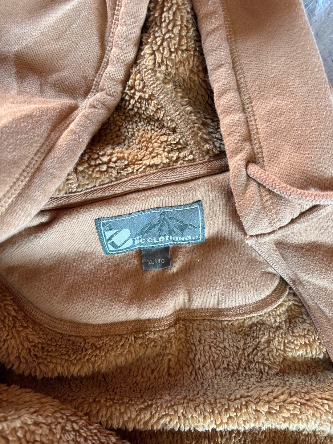 NWOT men’s BC Clothing Co. Sherpa Lined Hoodie XL - photo 2