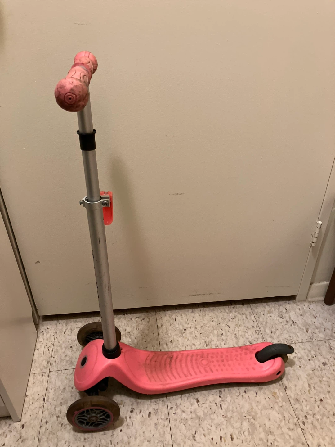 Pink 3-Wheel Scooter