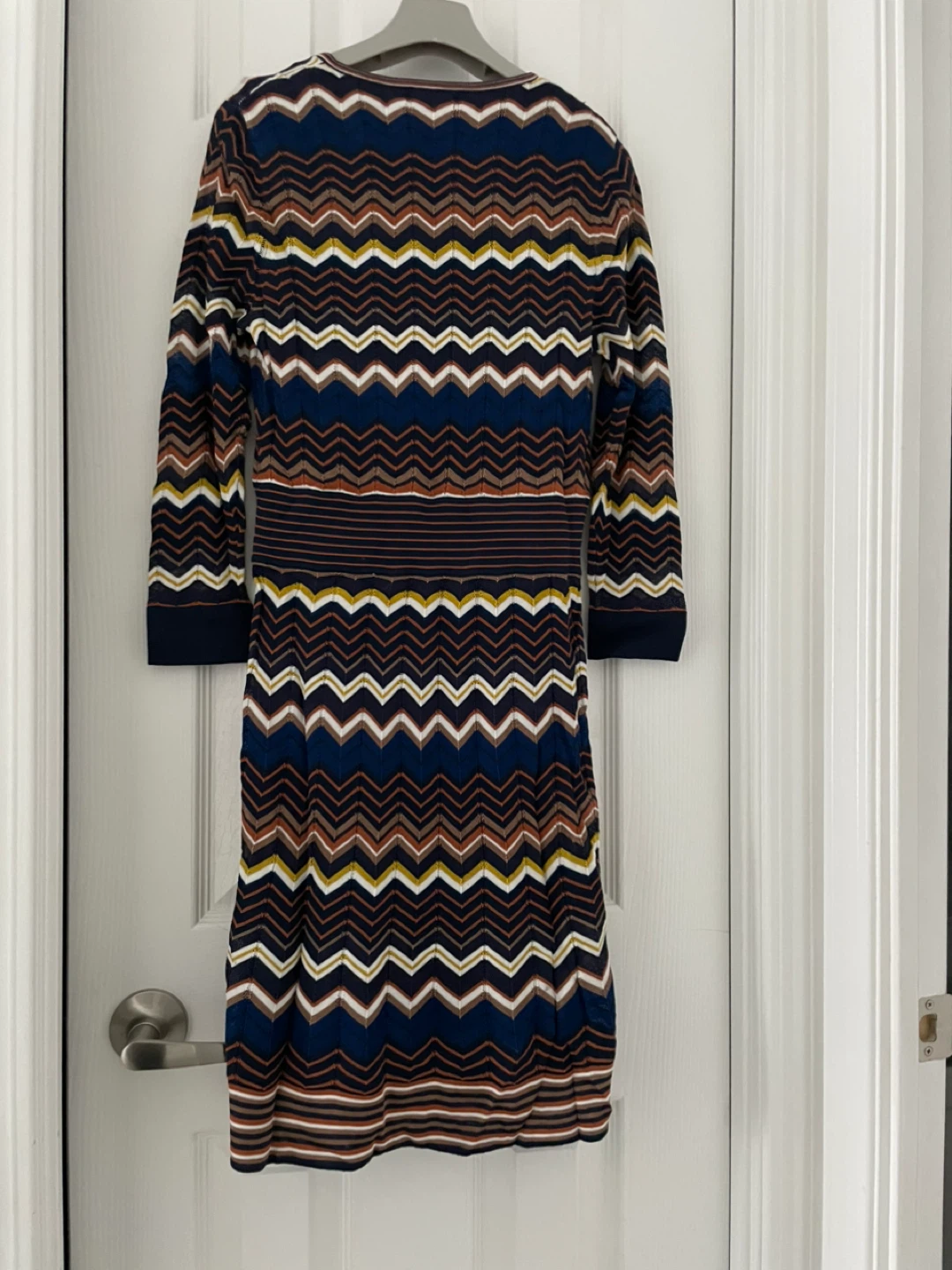 Karen Millen Women's Knit Chevron Dress (Size S) - photo 2