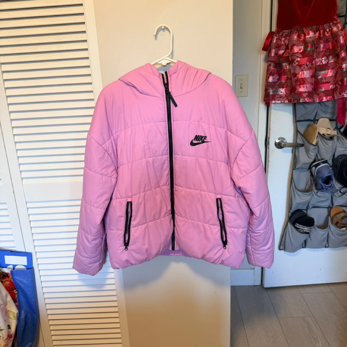 Pink Nike Puffer Jacket