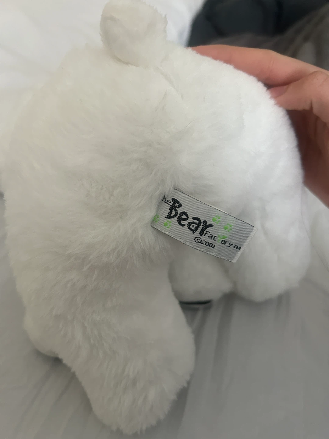 The Bear Factory White Polar Bear Plush Toy 2001 - photo 3