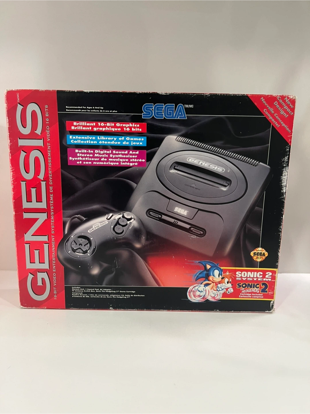 Sega Genesis System with Sonic the Hedgehog 2 - photo 2
