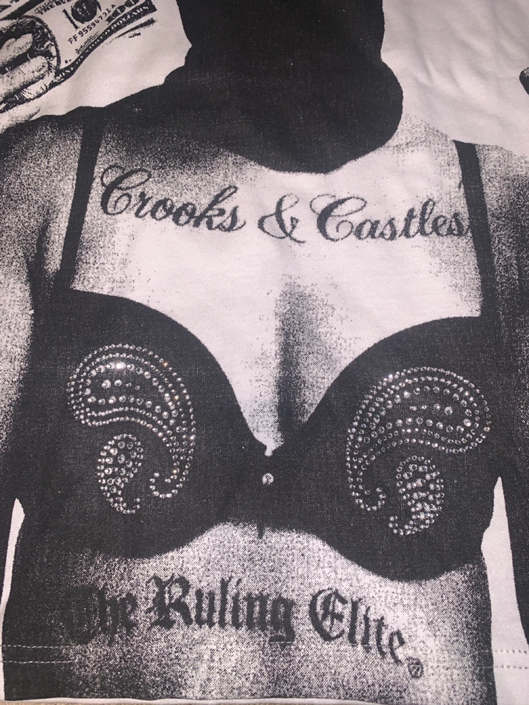 Crooks & Castles "Money Rules" Graphic T-Shirt - photo 2