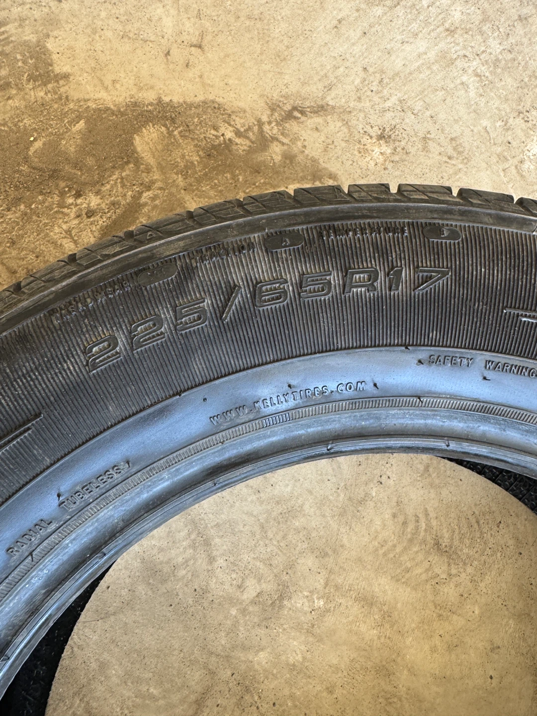 225/65r17 kelly edge a/s set of four all season tires - photo 5