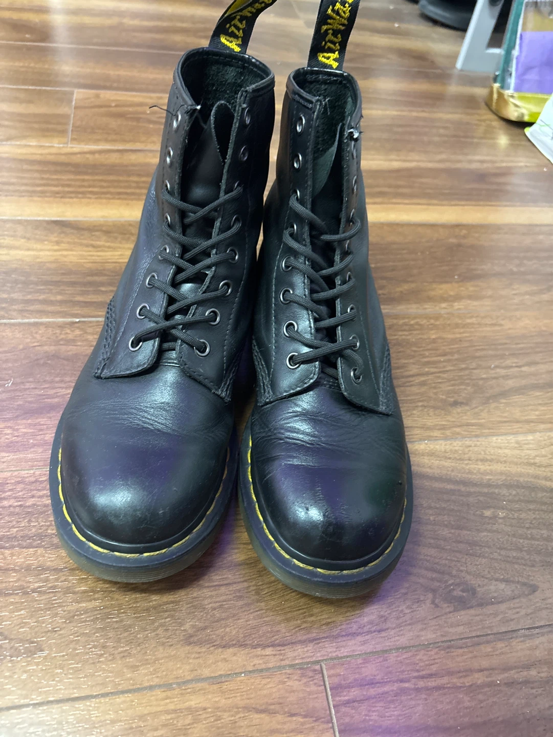 Dr. Martens 1460 Black Boots Size 8 Womens