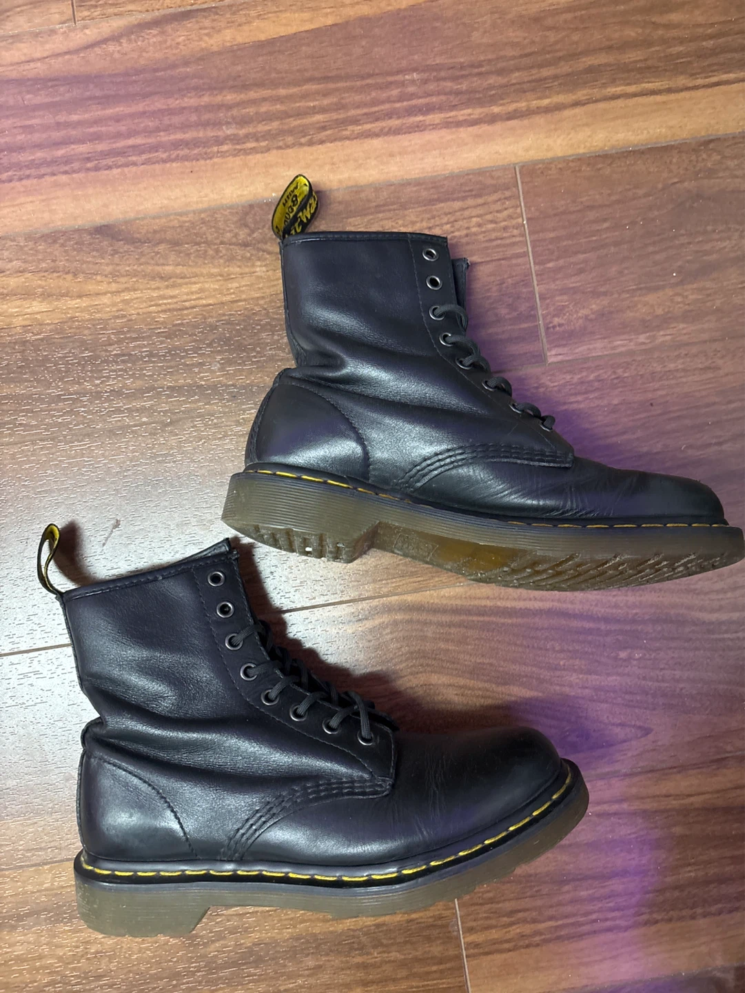 Dr. Martens 1460 Black Boots Size 8 Womens - photo 2