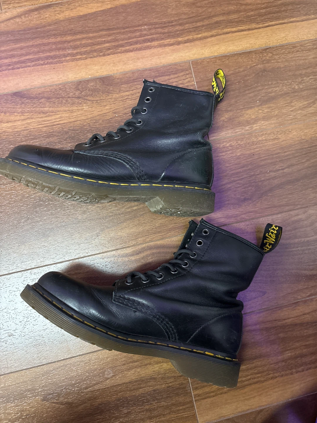 Dr. Martens 1460 Black Boots Size 8 Womens - photo 3