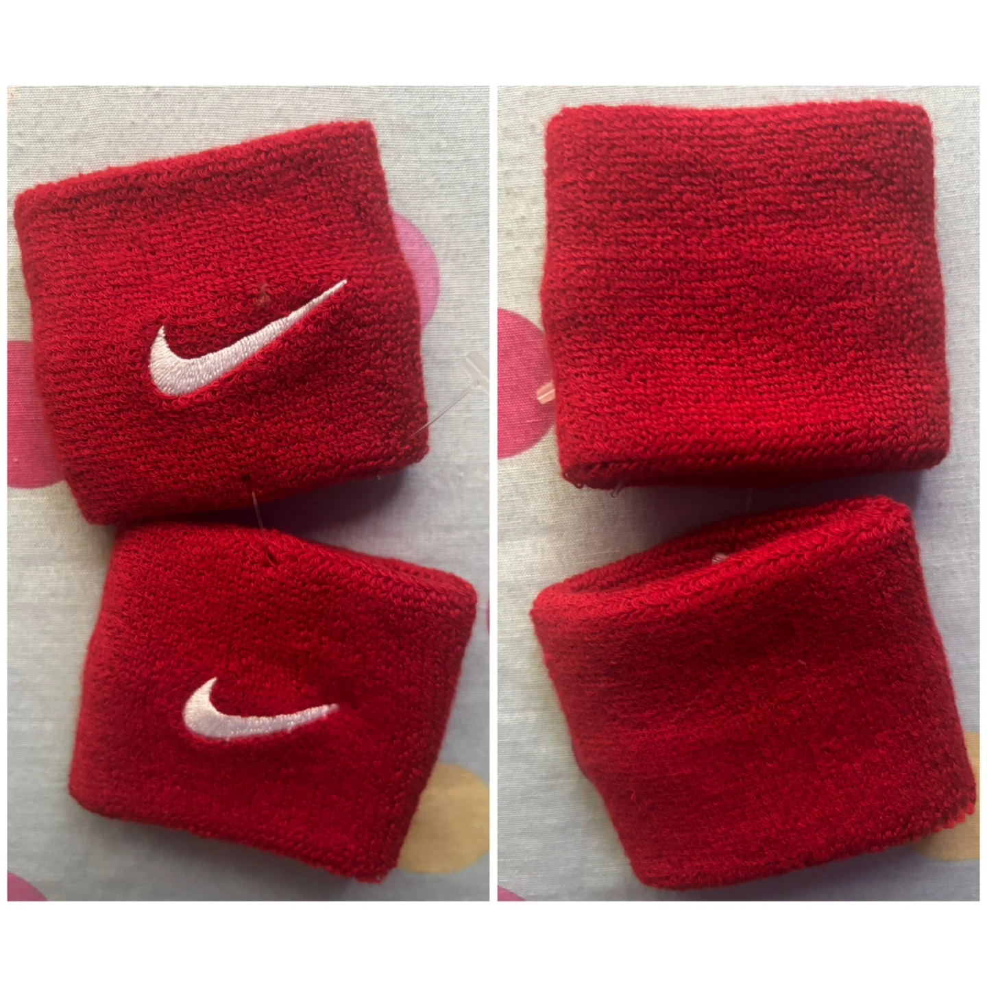 (Nike) Red Wristbands - *Pair*