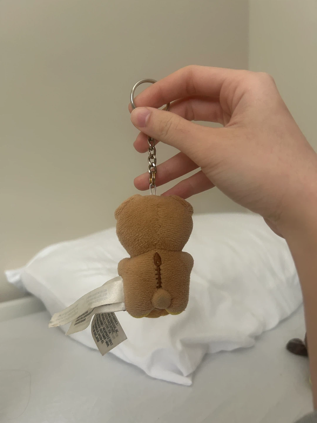 Rilakkuma plush keychain with donut - photo 2