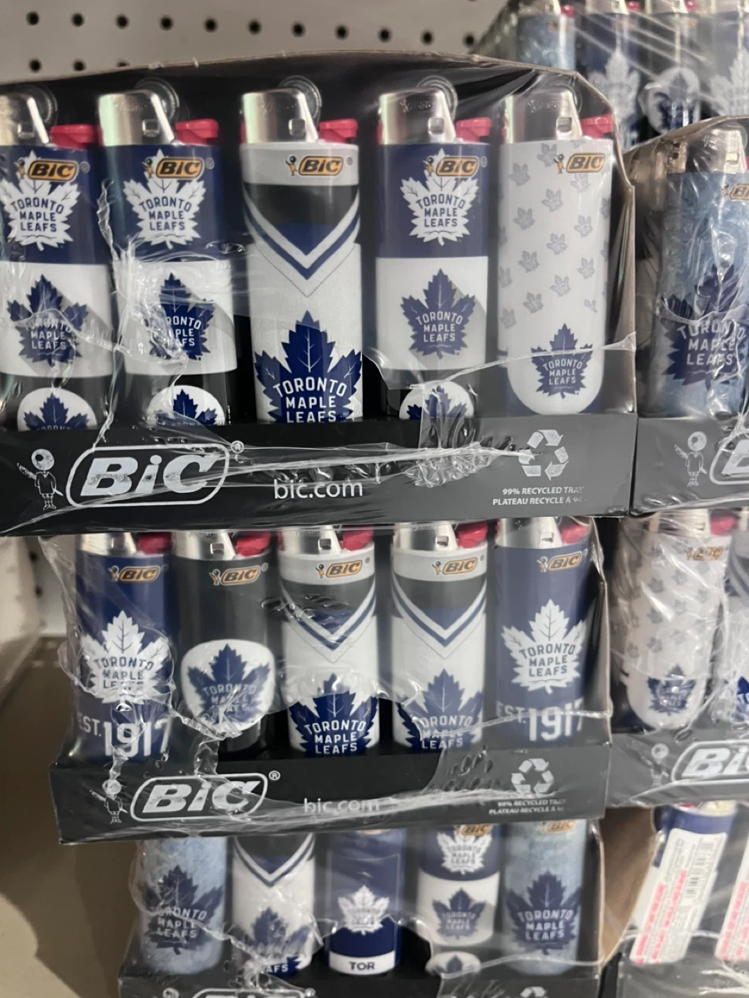 BIC Lighters - Toronto Maple Leafs & Raptors themed