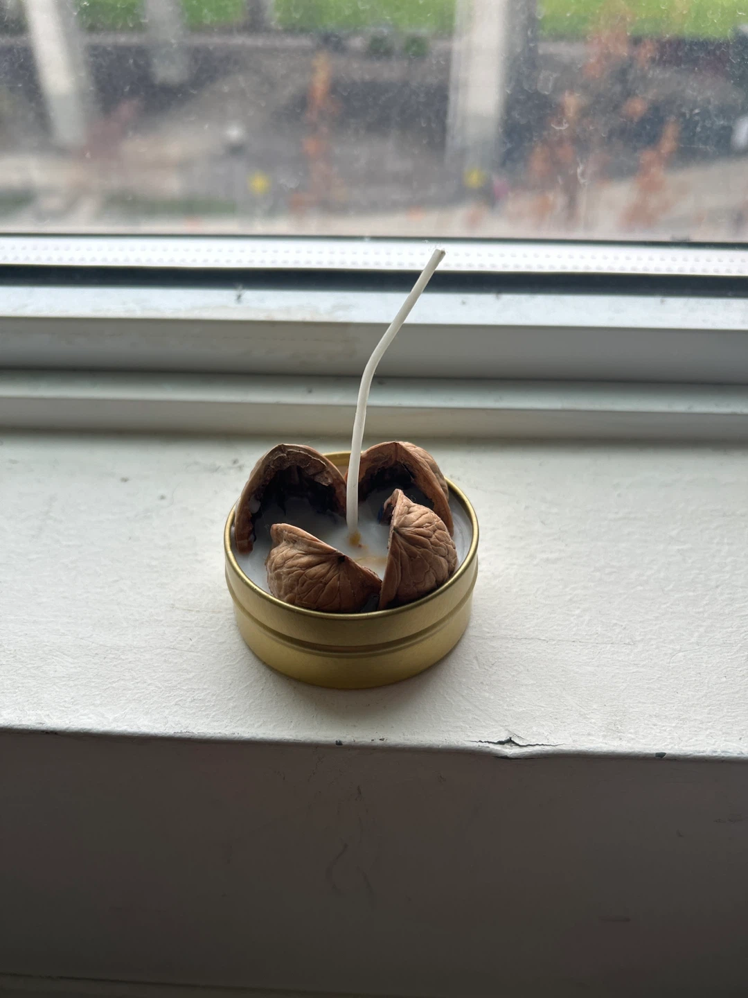 Mini Walnut Shell Candle