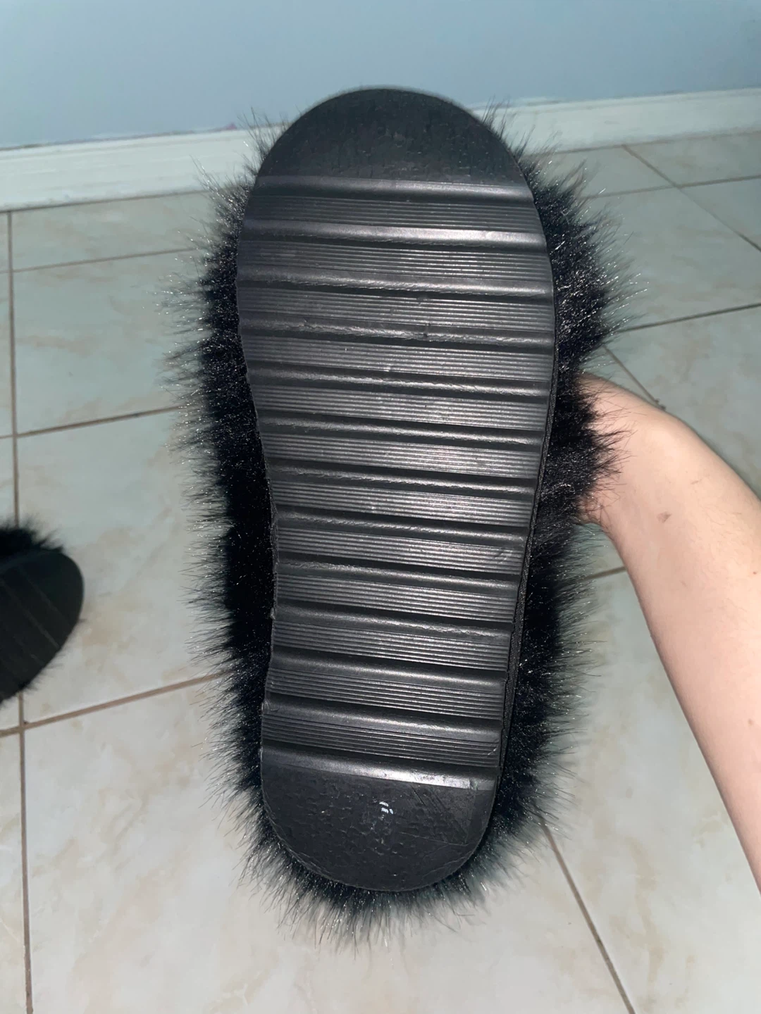 Black Faux Fur Boots - photo 4