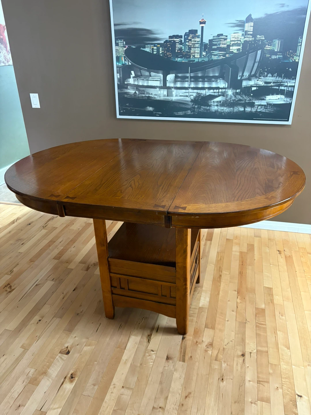 Wooden Extendable Dining Table with 6 Chairs - photo 5