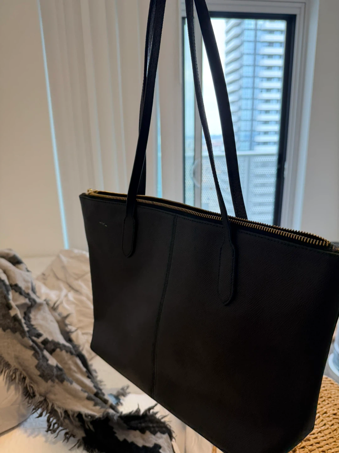 Coach Black Leather Tote Bag - photo 2