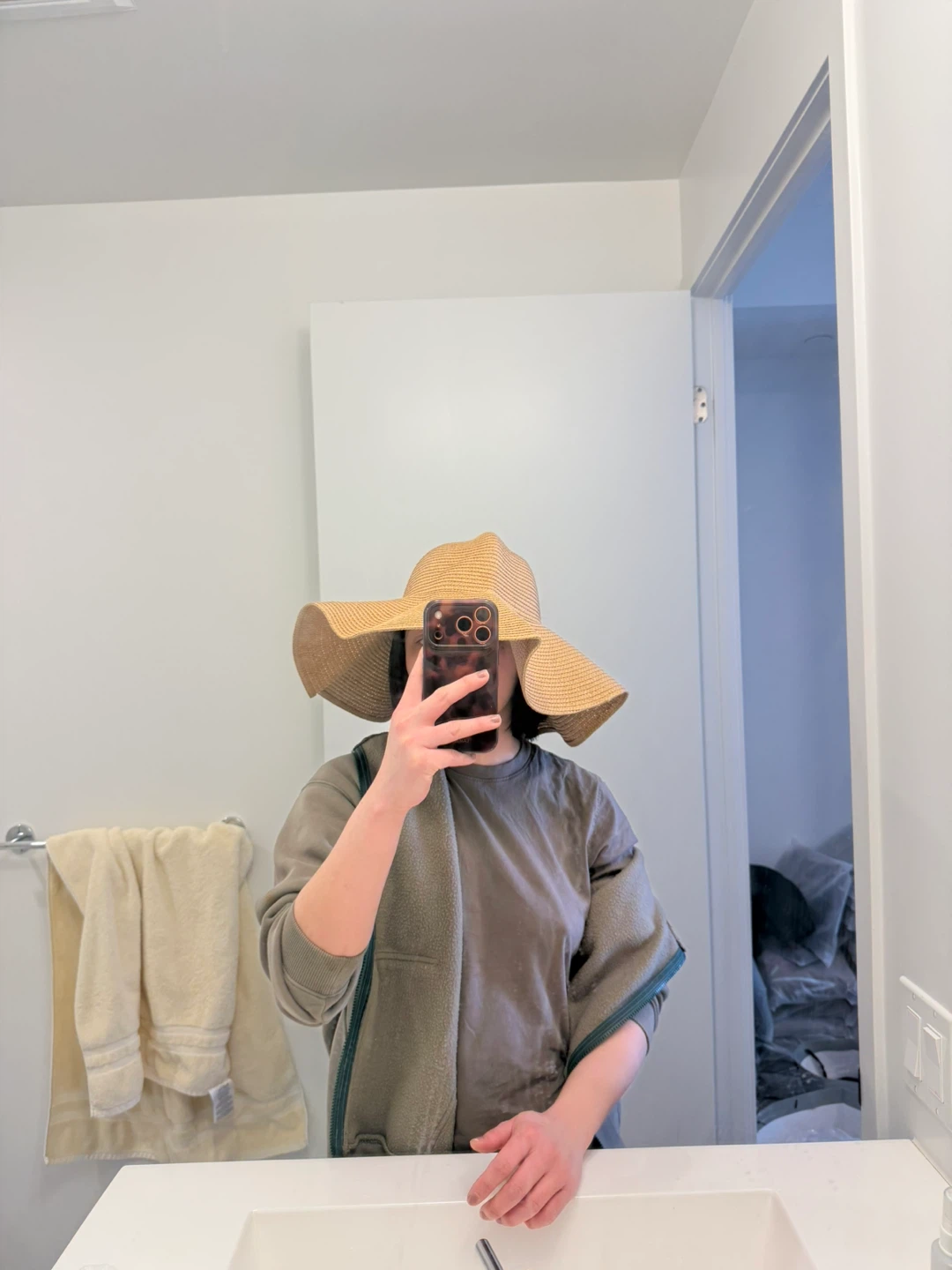 Wide Brim Straw Hat