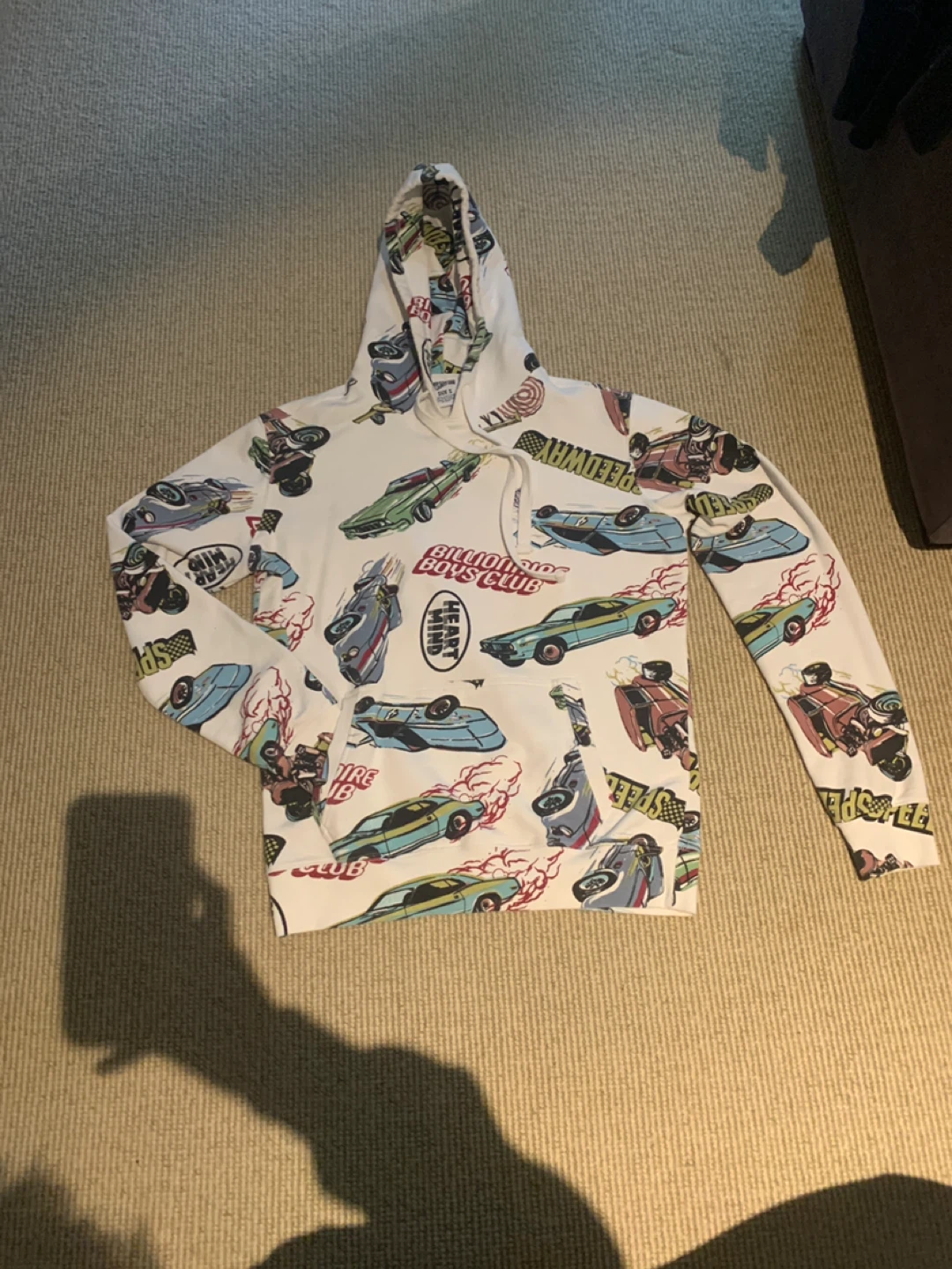 Billionaire Boys Club Speedways Hoodie White Size S - photo 2