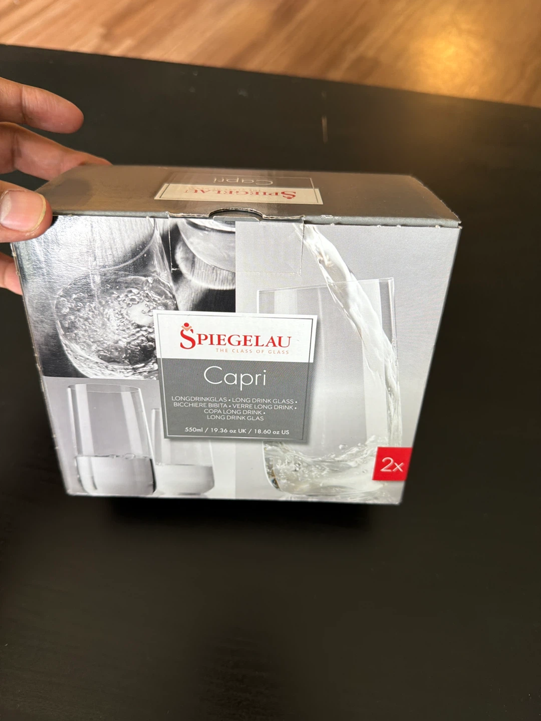 New Spiegelau Capri Long Drink Glasses - Set of 2
