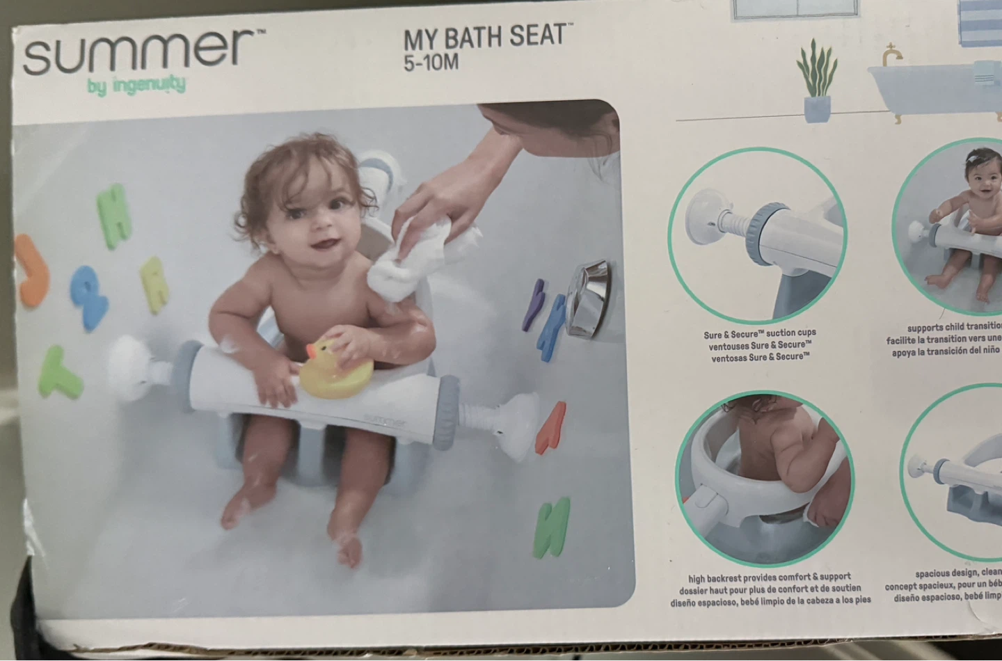 Summer My Bath Seat 5-10 Months by Ingenuity “My Bath Seat” - photo 3