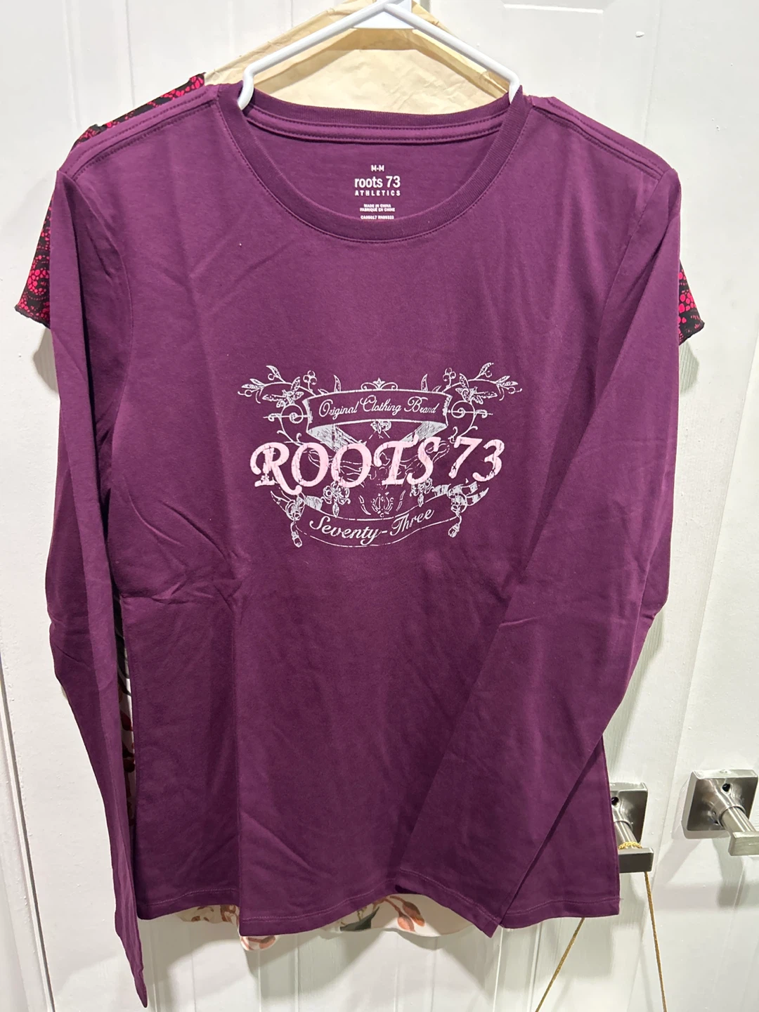 Roots 73 women Long Sleeve Athletic T-Shirt - Purple - M