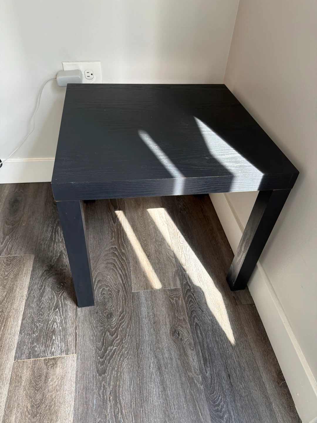 Black Square Side Table - photo 2