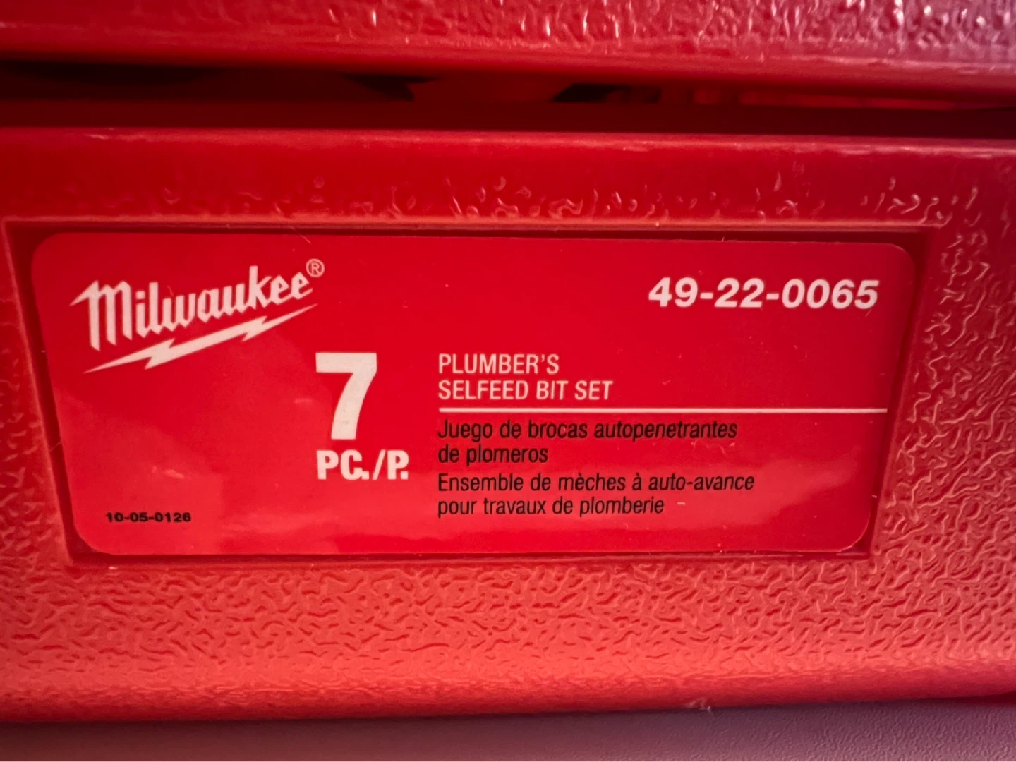 Milwaukee 7-Piece Plumber's Selfeed Bit Set - photo 5