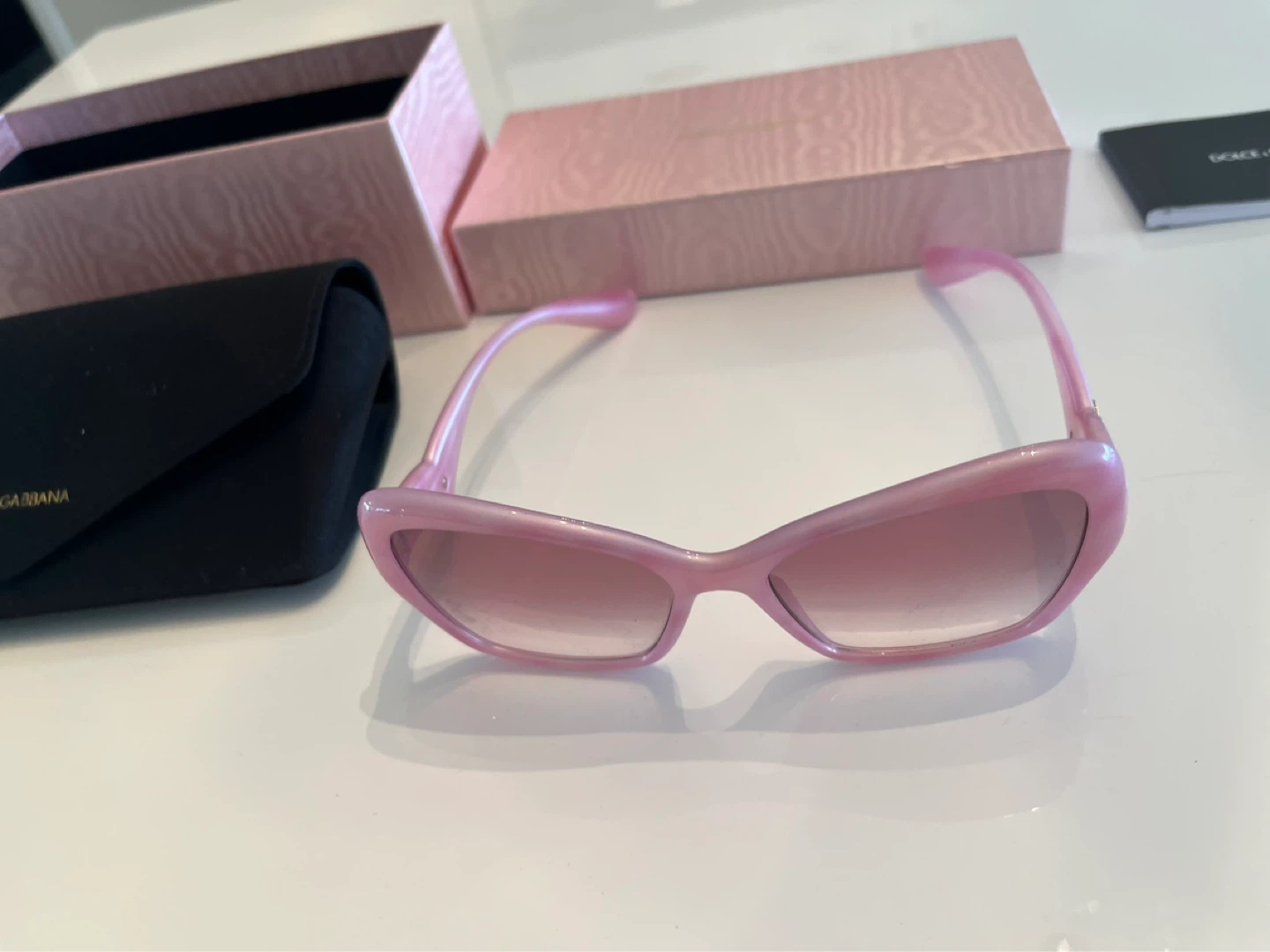 Dolce & Gabbana pink sunglasses