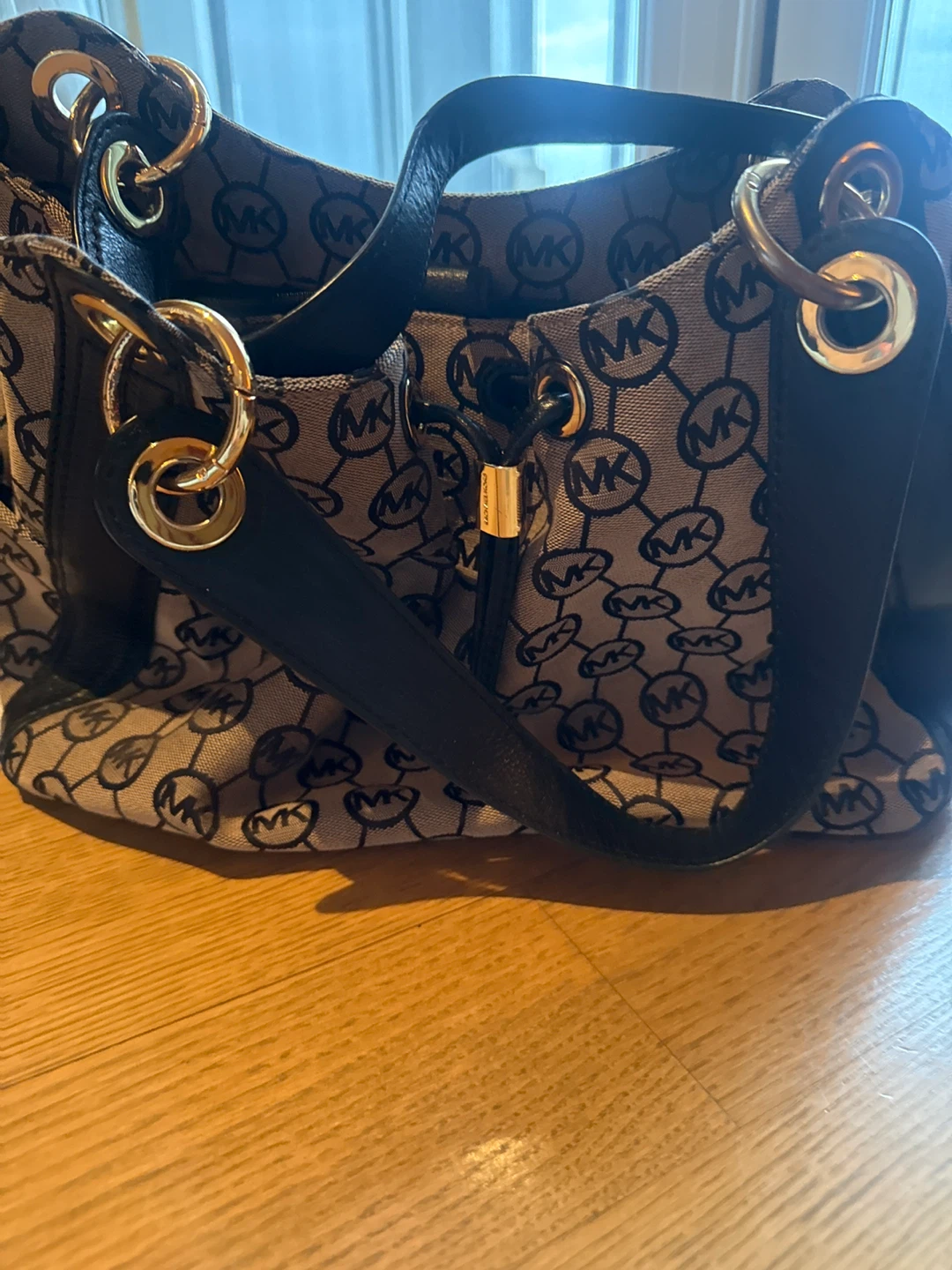 Michael Kors MK Signature Monogram Hobo Bag