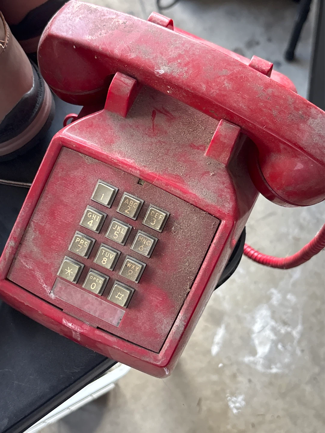Vintage red phone best offer