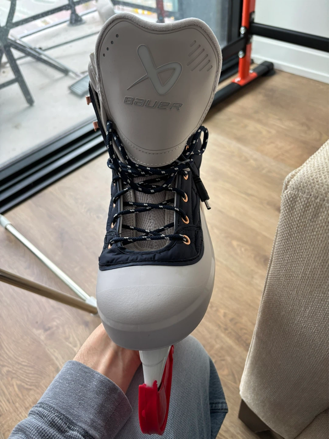 Bauer Ice Skates with Jackson Ultima Bag