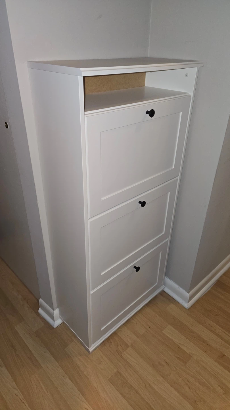 IKEA BRUSALI Shoe cabinet - white