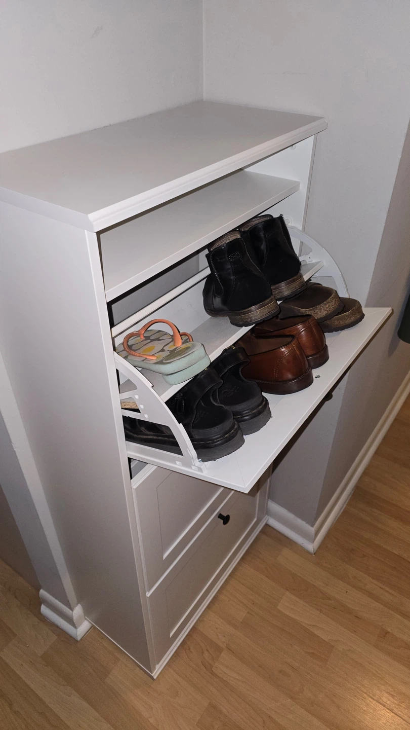 IKEA BRUSALI Shoe cabinet - white - photo 2