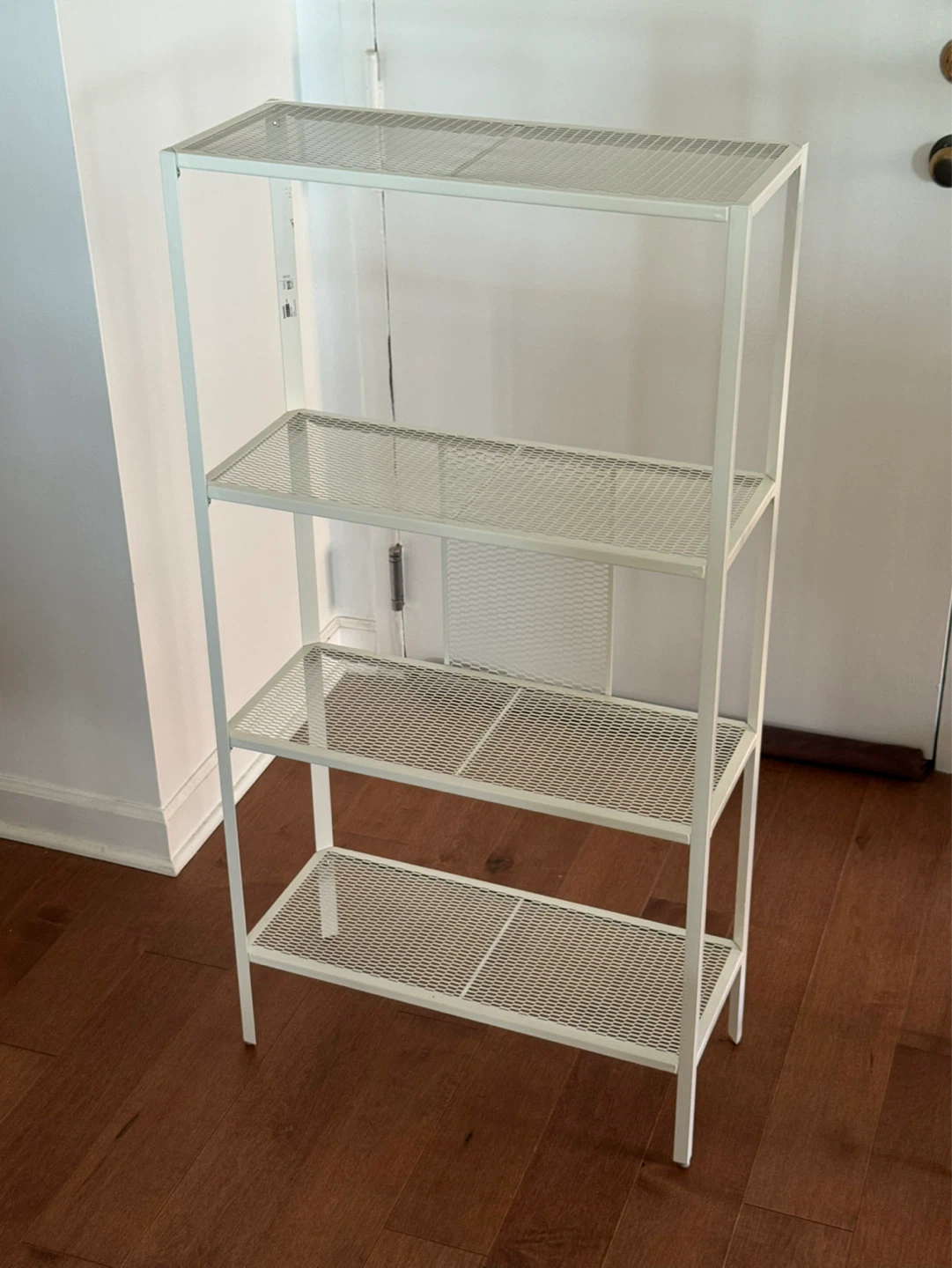IKEA BAGGEBO Shelf unit, metal/white