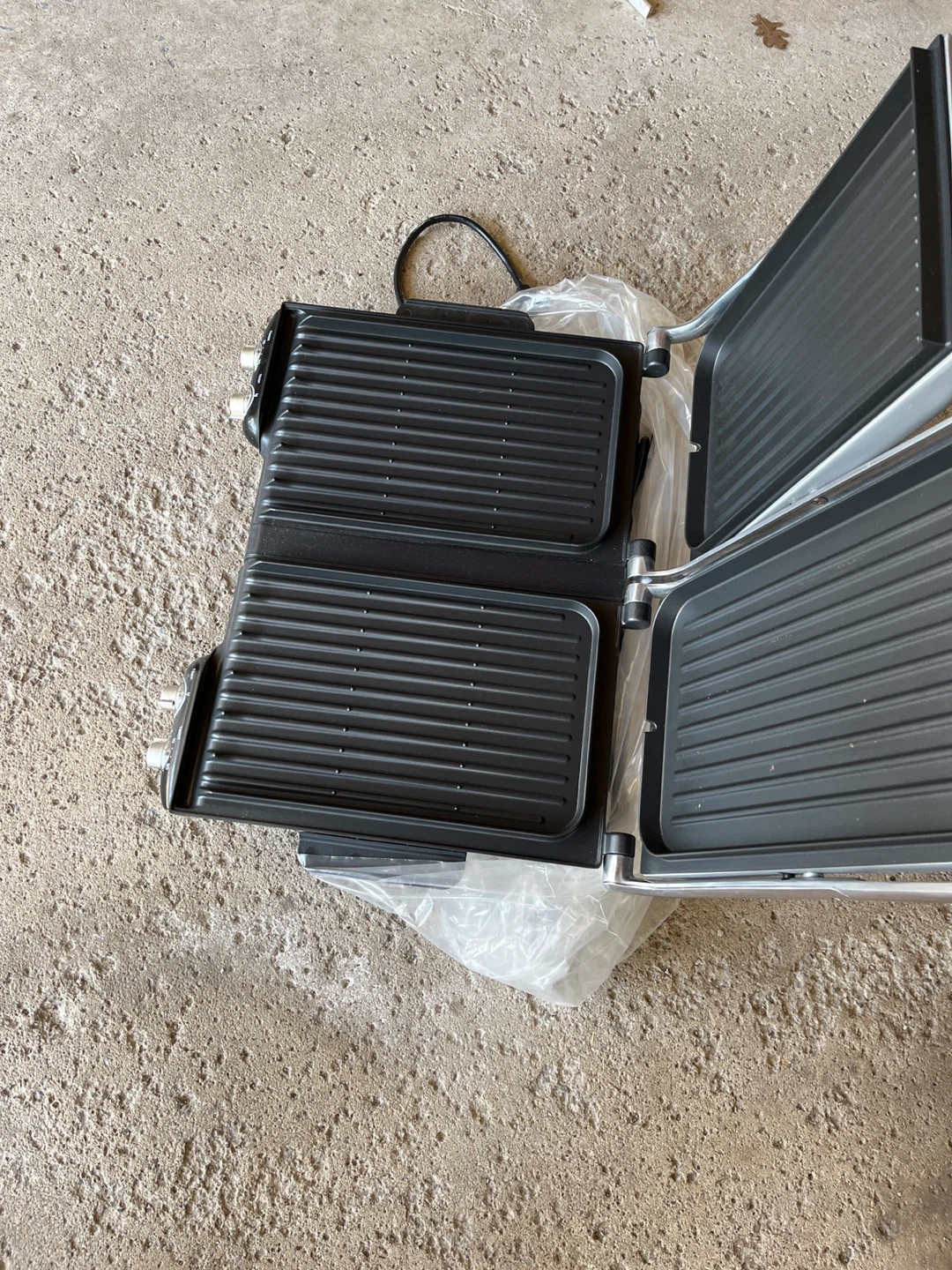 George Forman double cooker electric grill