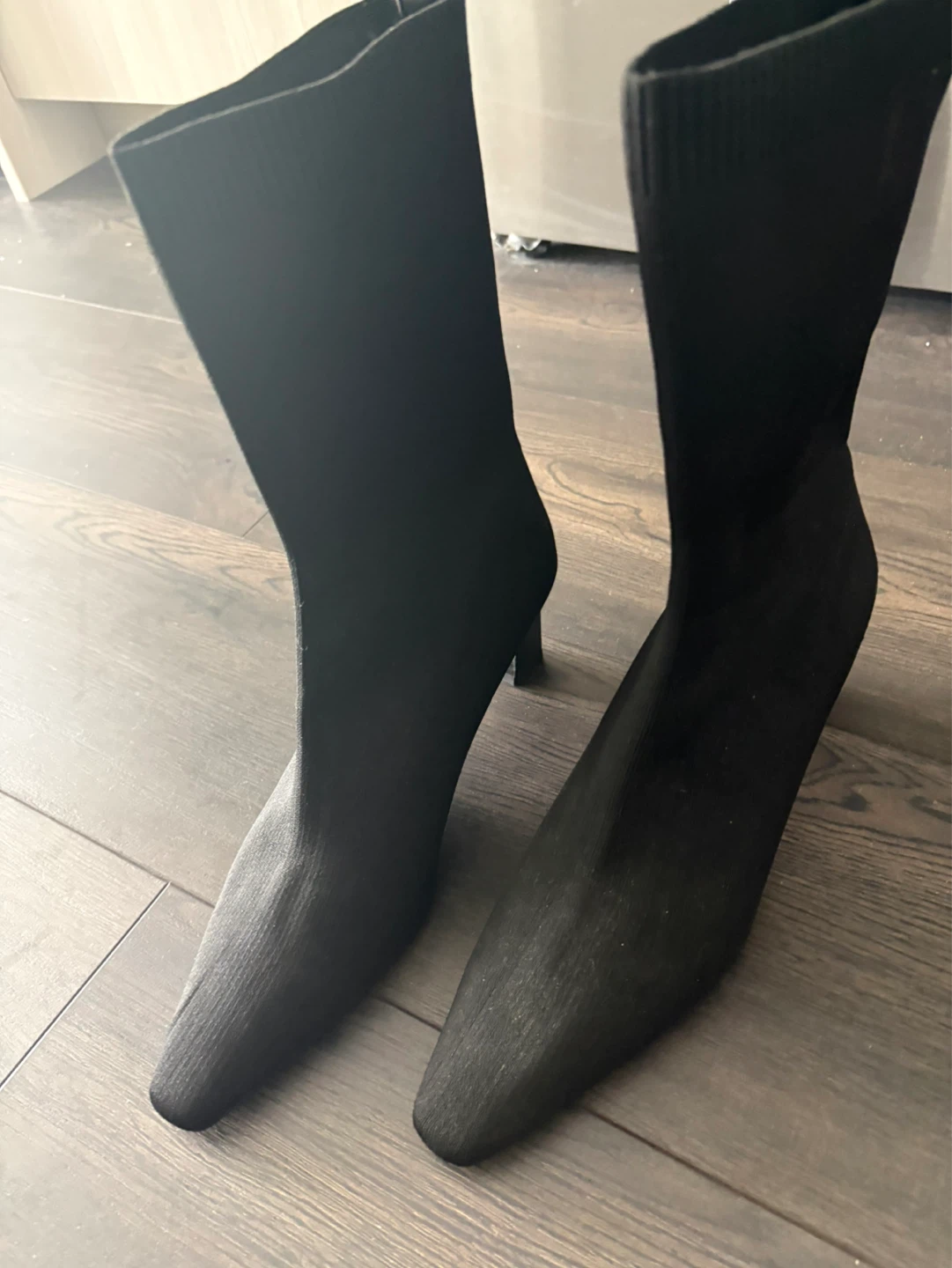 H&M Black Sock Boots Size 41
