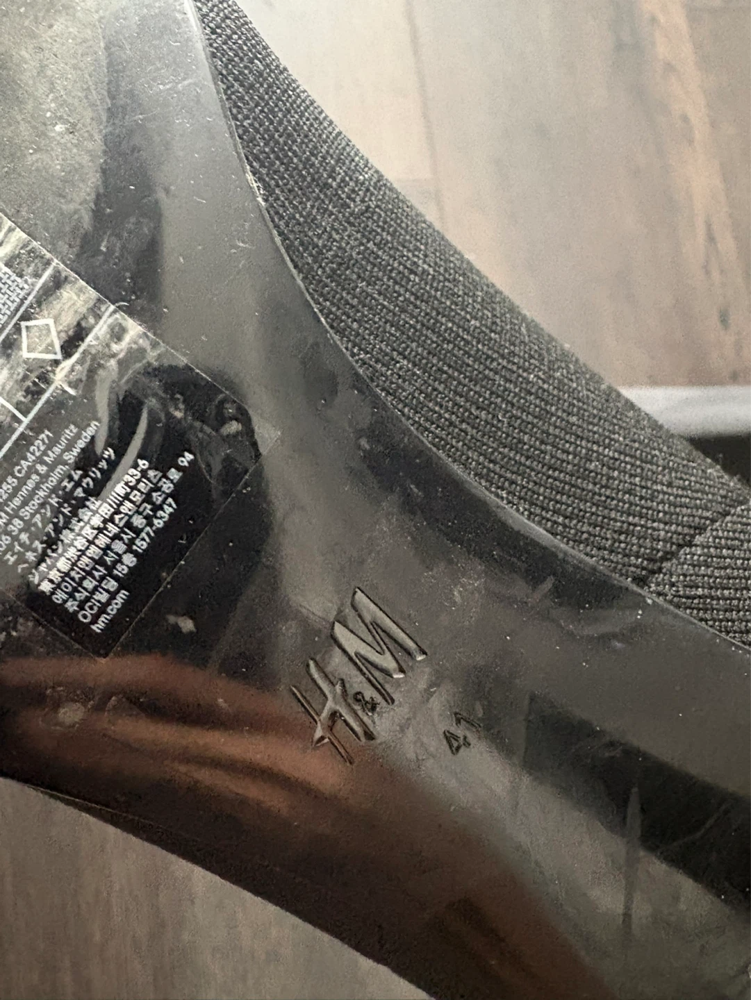 H&M Black Sock Boots Size 41 - photo 2