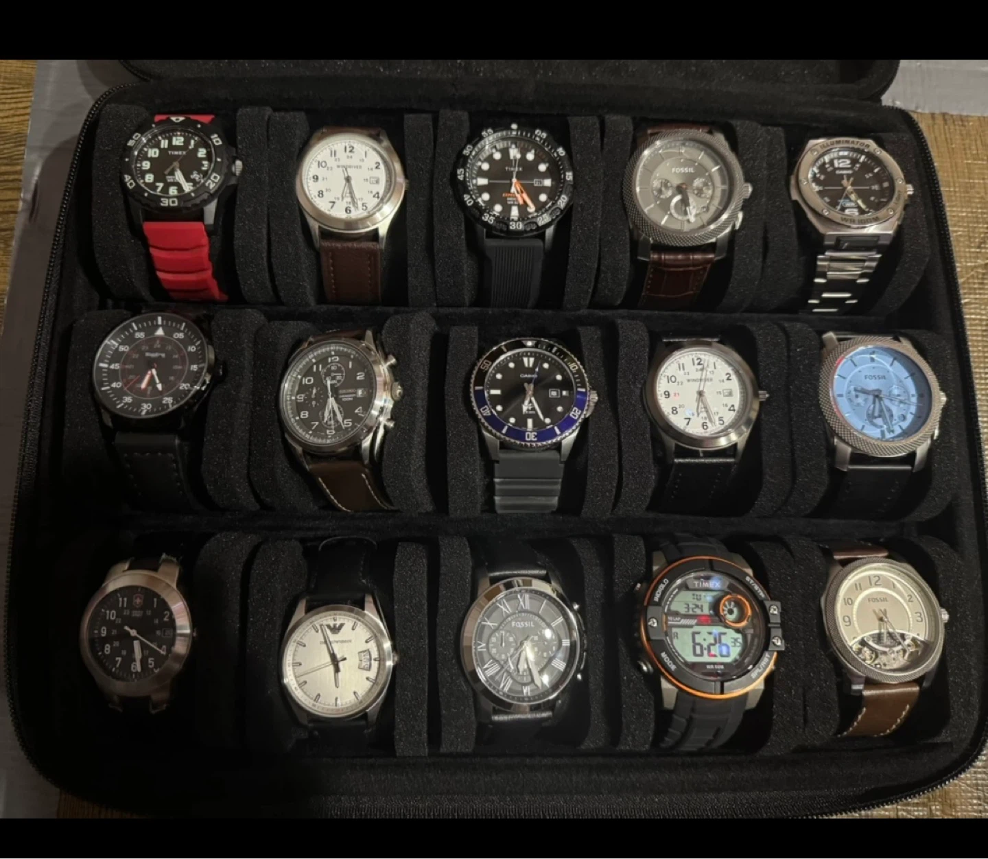 Set of 15 watches