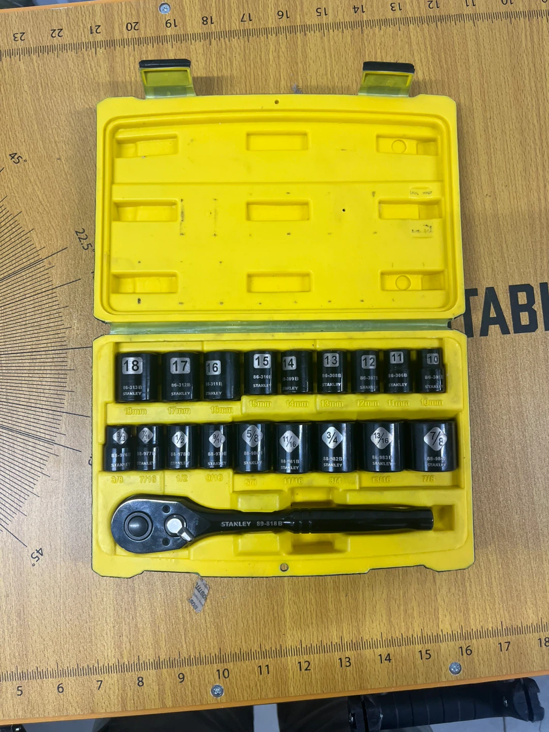 Stanley Socket Wrench Set