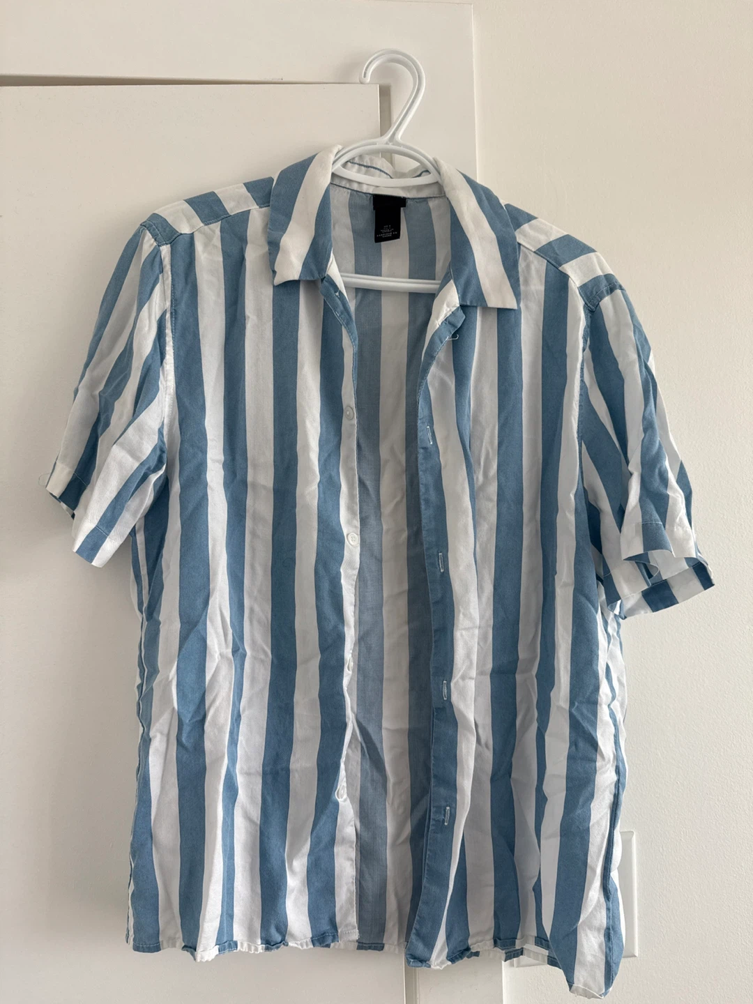H&M Striped Short Sleeve Shirt - Size S