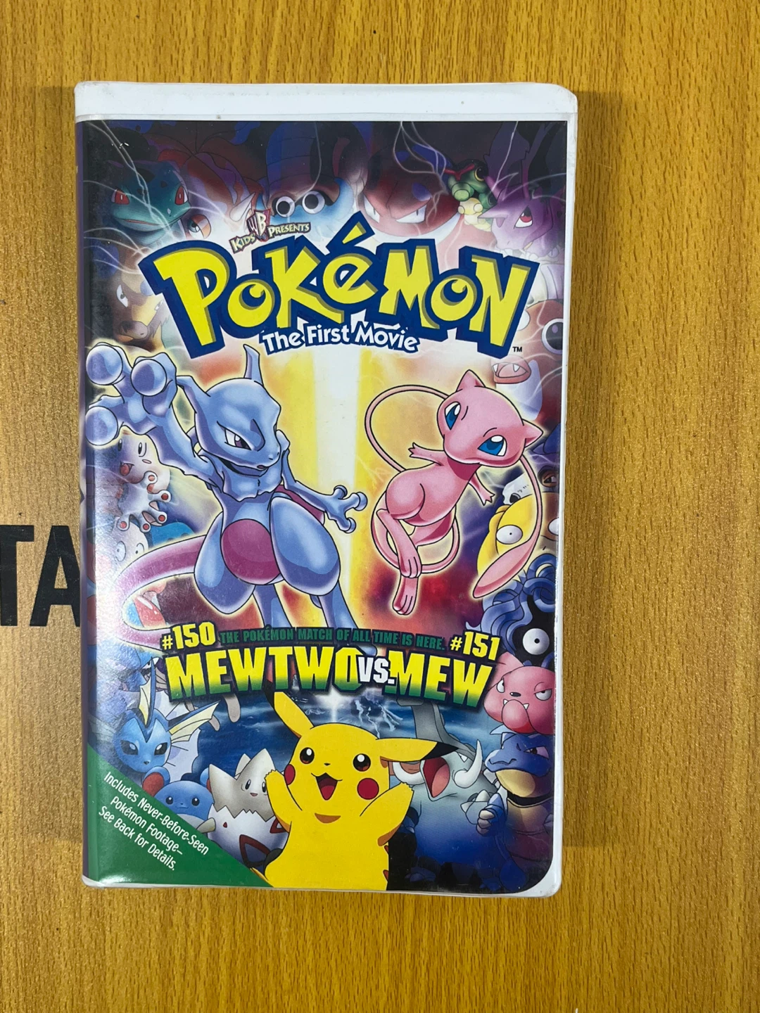 Pokémon The First Movie VHS Tape