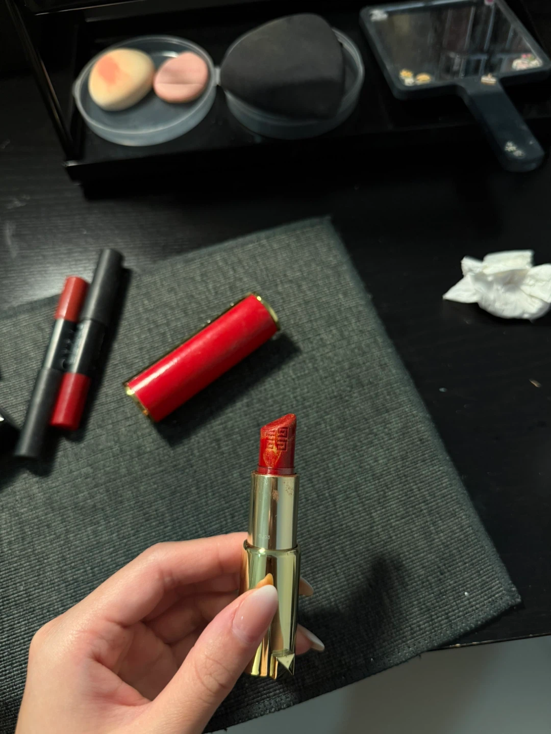 Givenchy Rouge Interdit Lipstick 888 GOLDENRED - photo 5
