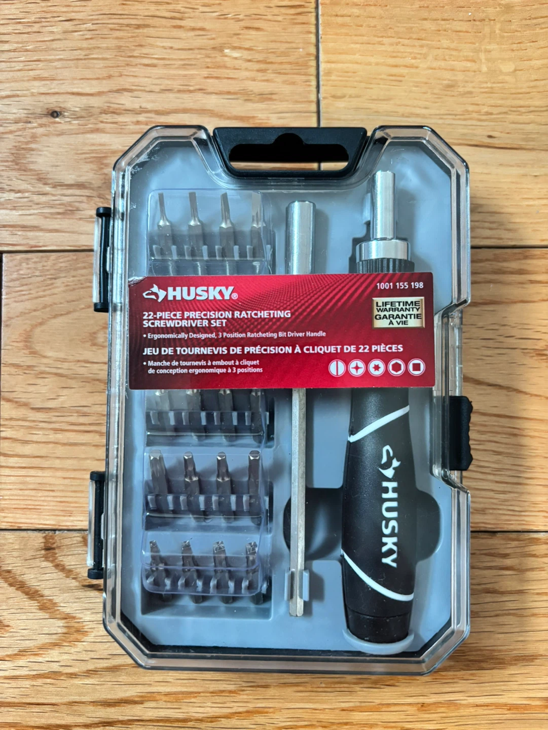 BRAND NEW Husky 22-Piece Precision Ratcheting Screwdriver Set