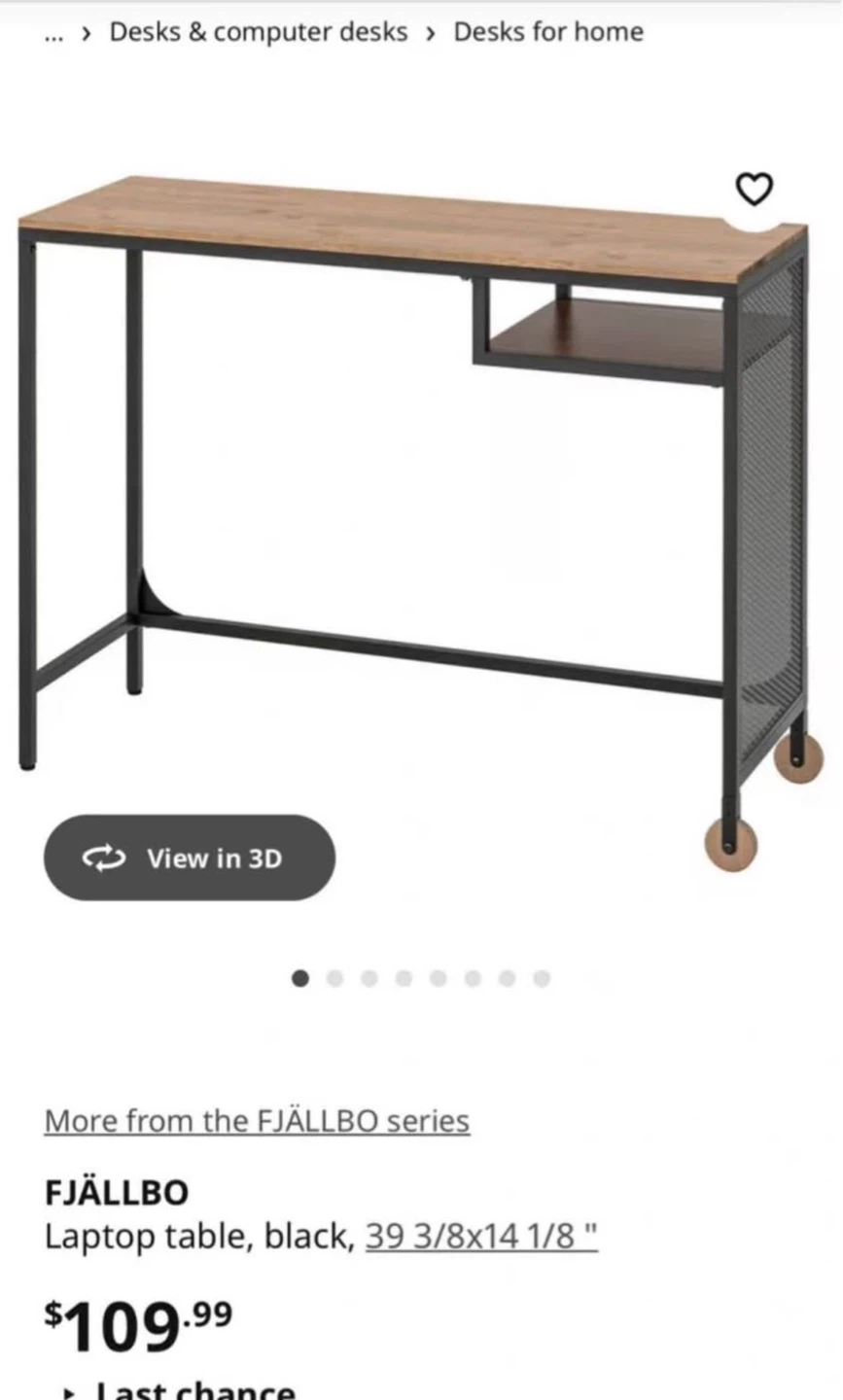 IKEA FJÄLLBO Laptop Table